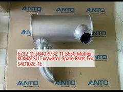 6732-11-5840 6732-11-5550 Muffler KOMATSU Ersatzteile für Bagger für S4D102E-1E