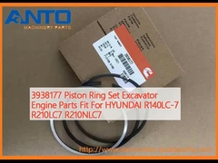 3938177 Kolbenringset Baggermotor Teile für HYUNDAI R140LC-7 R210LC7 R210NLC7 geeignet