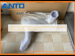 6738-11-5520 6738115520 Muffler KOMATSU Bagger Ersatzteile für PC220LC-7L PC240LC-7K