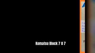 Komatsu Baggerblock 7 0 7 PC70-8