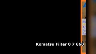 Komatsu Baggerfilter 0 7 660