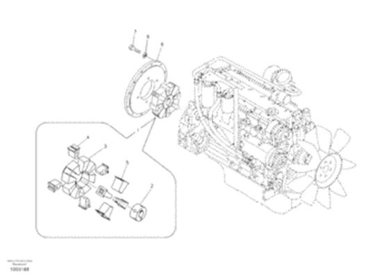 Flexible Koppelung VOE14533206 14533206 für VOE-Bagger Hydraulic Pump Parts