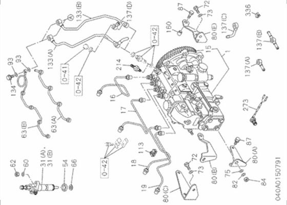 1153113010 1-15311301-0 Hitachi ZX200 ZX110 Einspritzdüse